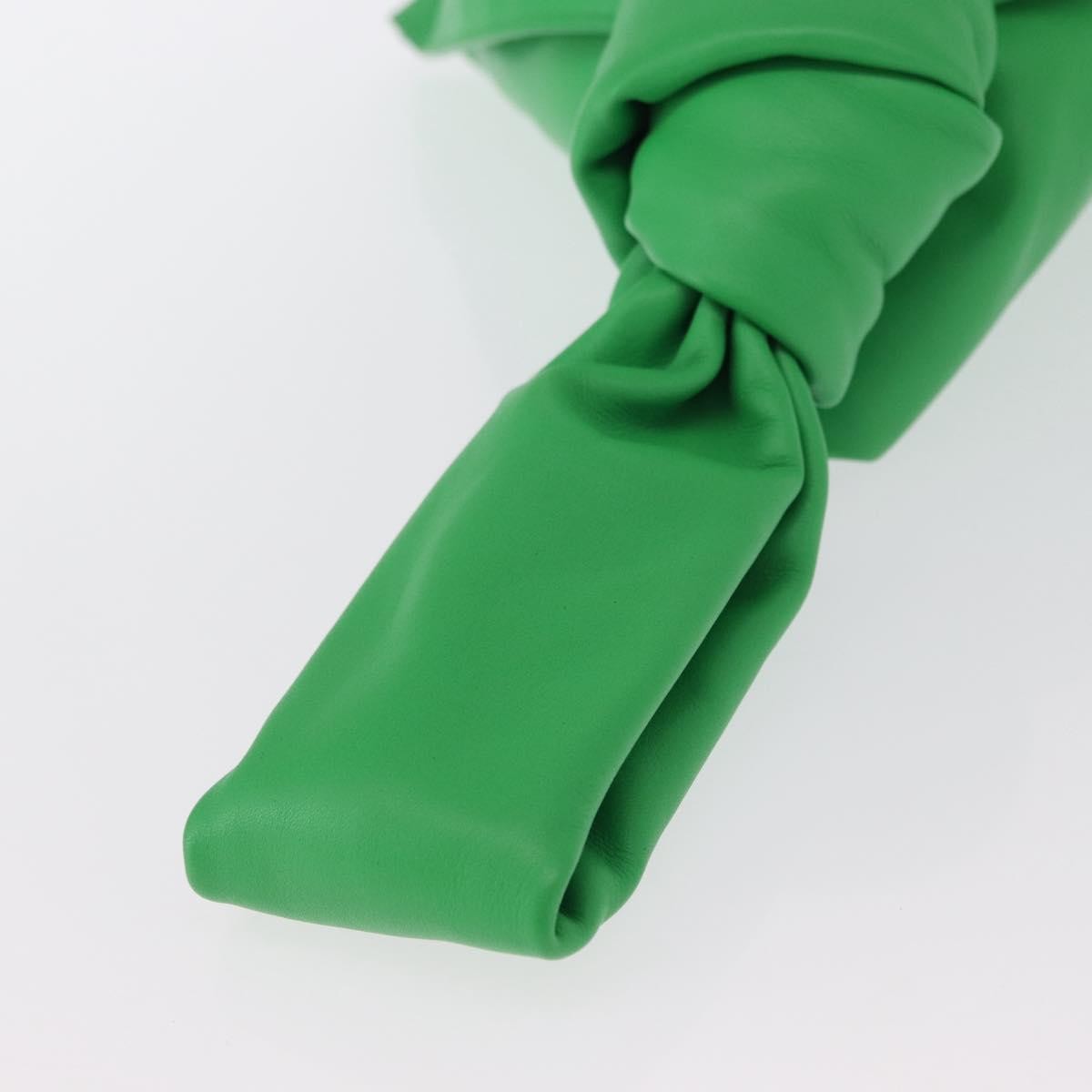 Bottega Veneta BV Twist Leather, Green, Leather, Handbag