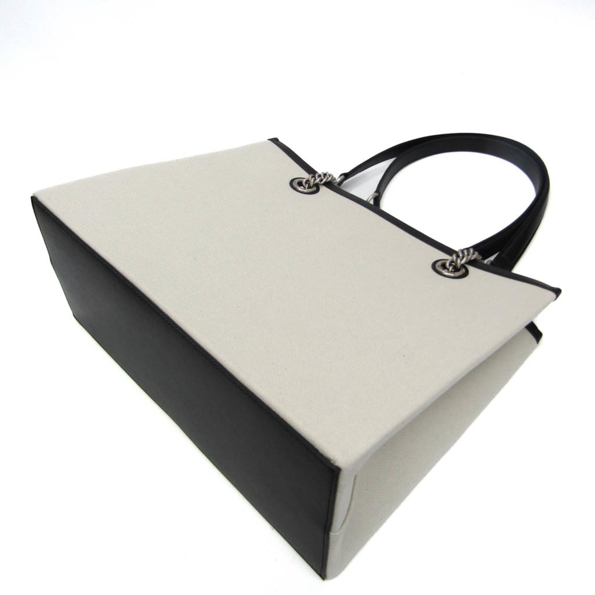 Balenciaga Cabas, White, Canvas, tote