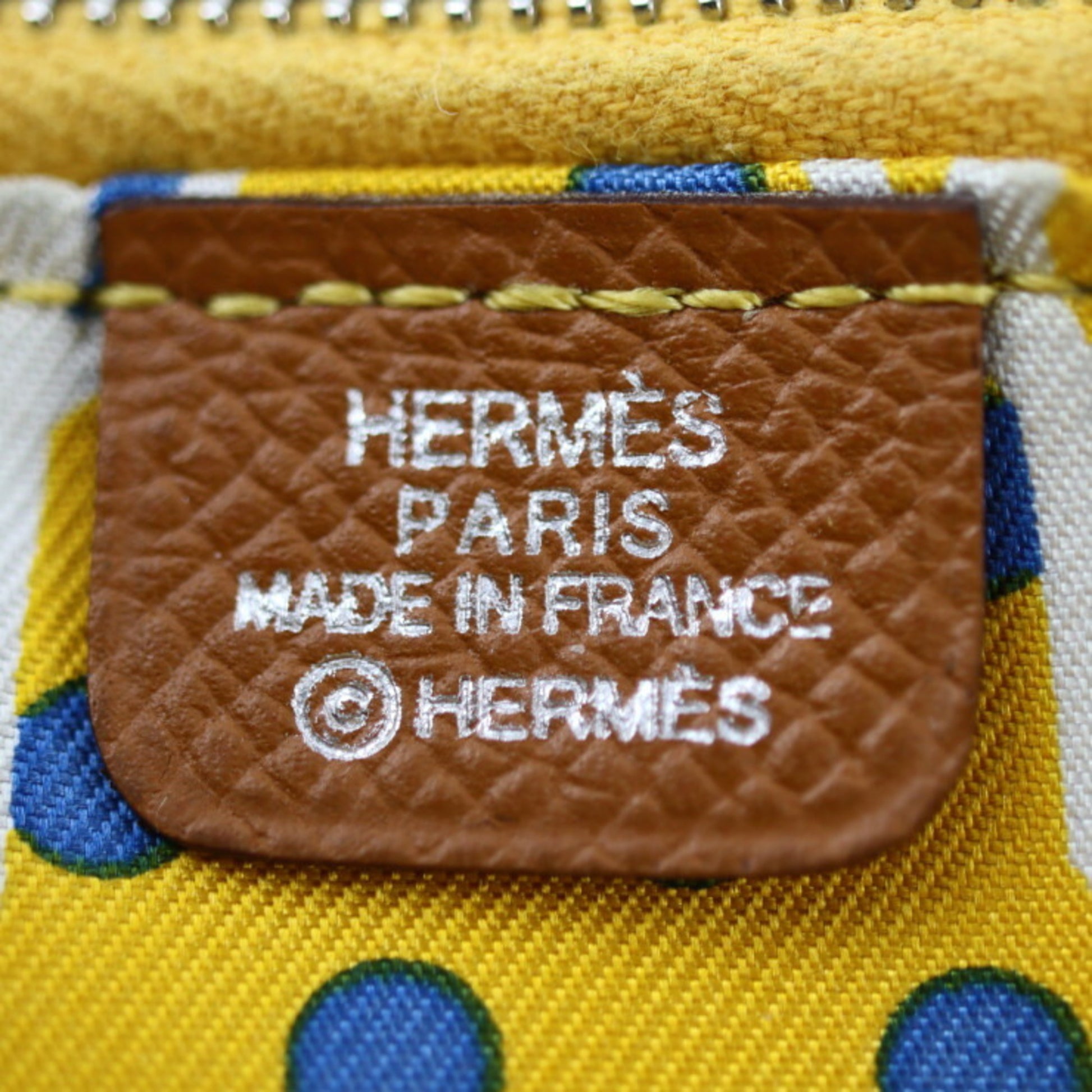 Hermès Silk'In, Brown, Leather, wallet