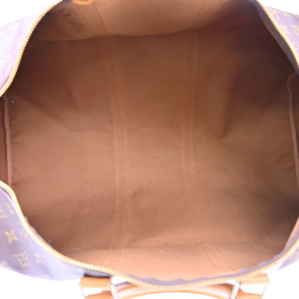 Louis Vuitton Keepall Canvas, Brown, Canvas, Travel Bag