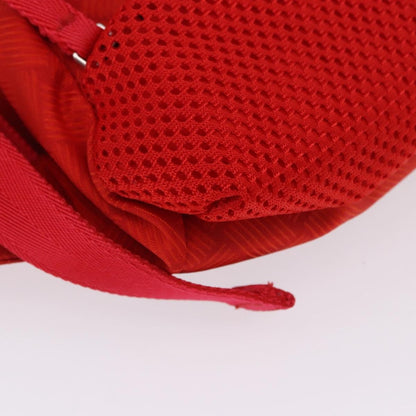 Bottega Veneta Paper Touch Printed Nylon, Red, Nylon, Backpack