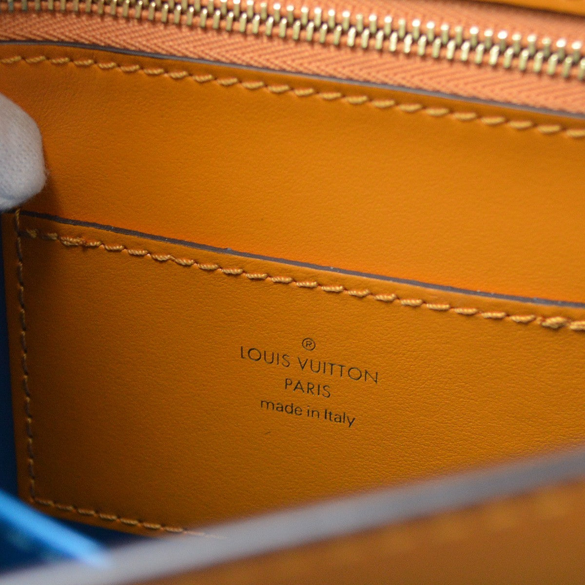 Louis Vuitton LV Pont 9 Leather, Orange, Leather, Shoulder Bag