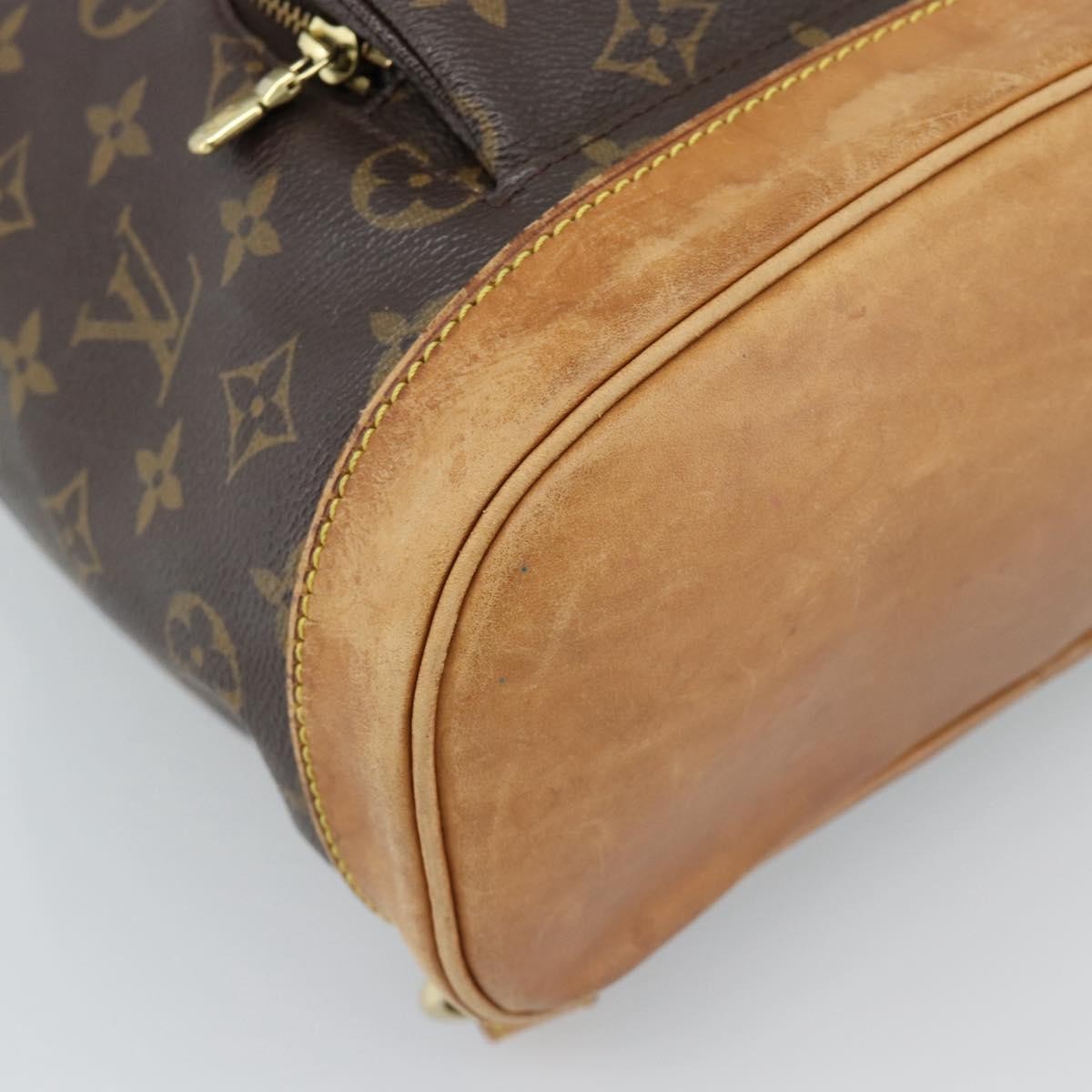 Louis Vuitton Vintage Montsouris Monogram Canvas, Brown, Canvas, Backpack