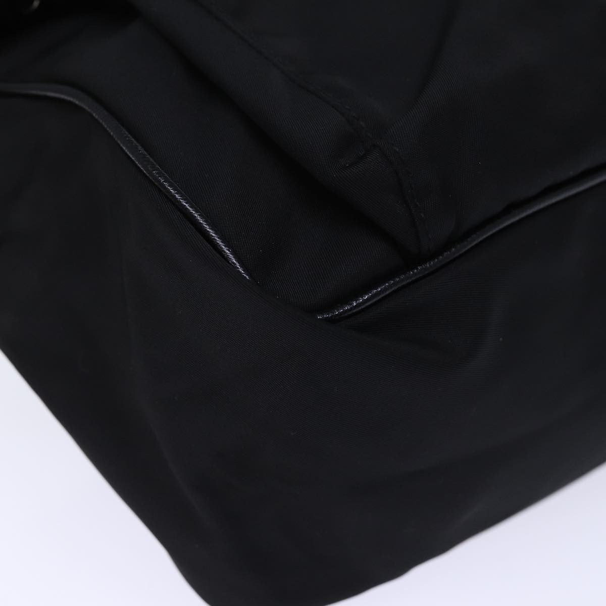 Prada Buckle Messenger Tessuto, Black, Nylon, Shoulder Bag