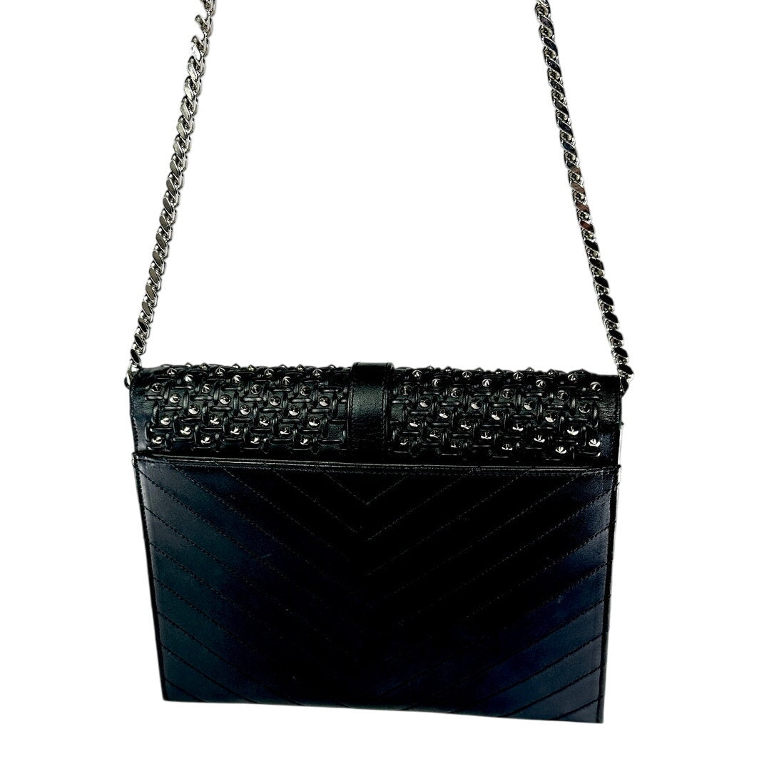 YVES SAINT LAURENT YSL Envelope Chain Bag Black