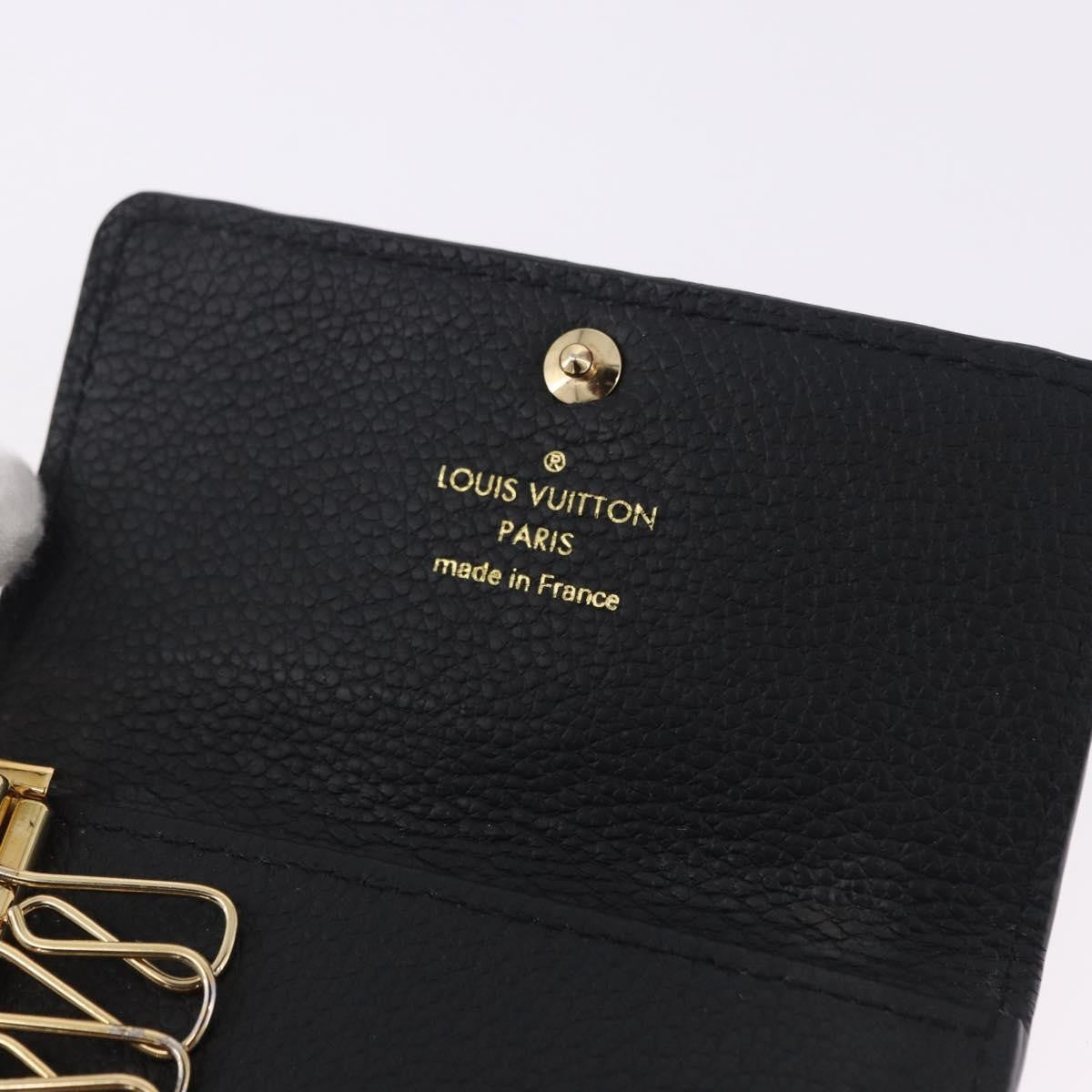 Louis Vuitton Multiclés 6 monogramme empreinte, Black, Leather, Wallet