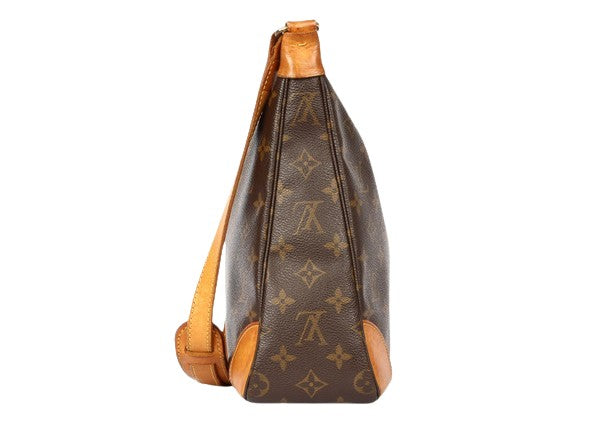 Louis Vuitton Boulogne, Brown, Leather, shoulder