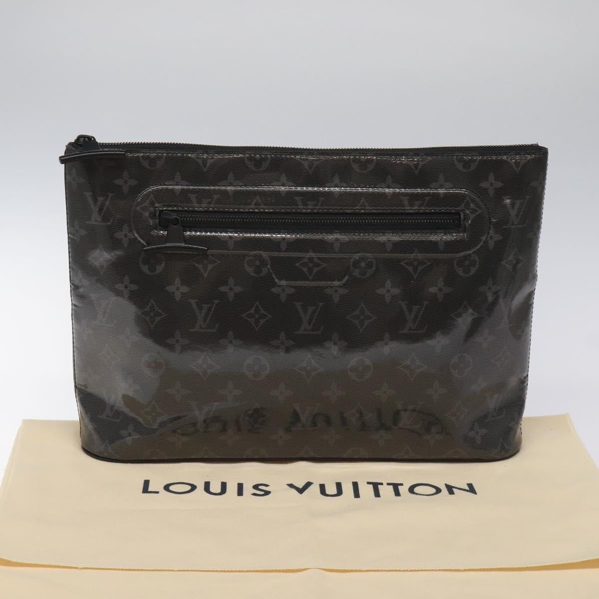 Louis Vuitton Pochette Cosmos Limited Edition Monogram Glaze Canvas, Black, Canvas, Clutch