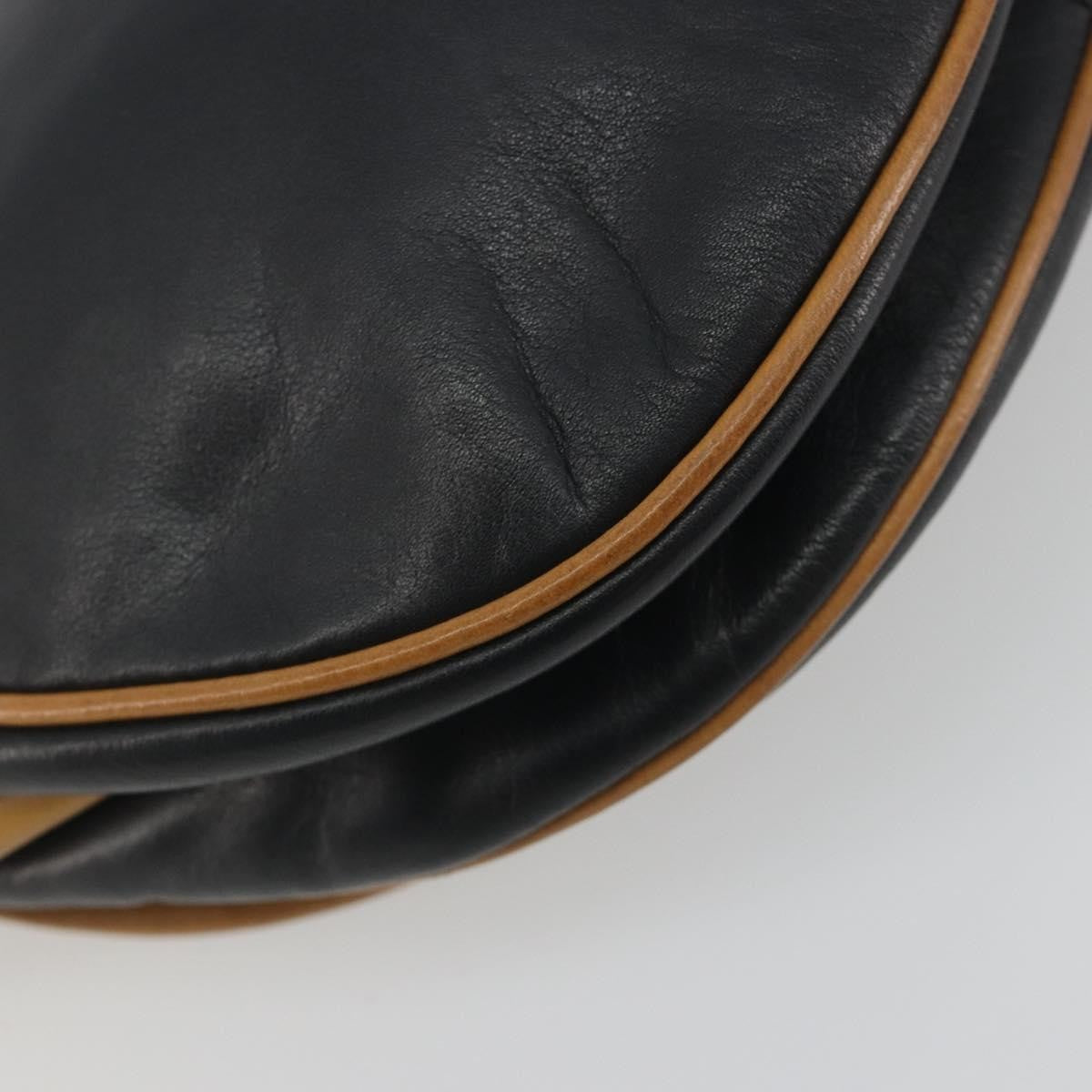 Celine Vintage Leather, Black, Leather, Shoulder Bag