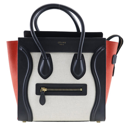 Céline Luggage, Multicolour, Leather, handbag