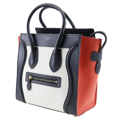 Céline Luggage, Multicolour, Leather, handbag