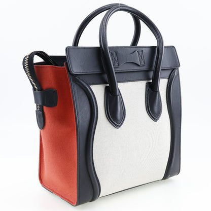 Céline Luggage, Multicolour, Leather, handbag