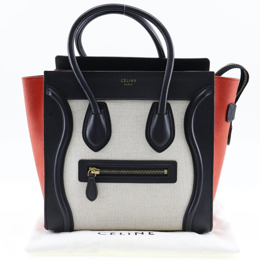 Céline Luggage, Multicolour, Leather, handbag