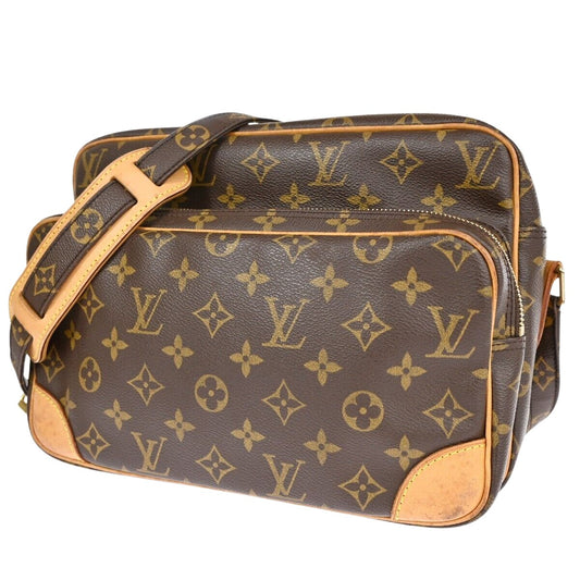 Louis Vuitton Nile, Brown, Canvas, shoulder