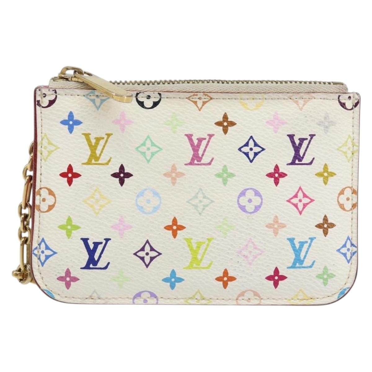 Louis Vuitton Pochette clés NM Monogram Multicolor Canvas, Multicolour, Canvas, Wallet