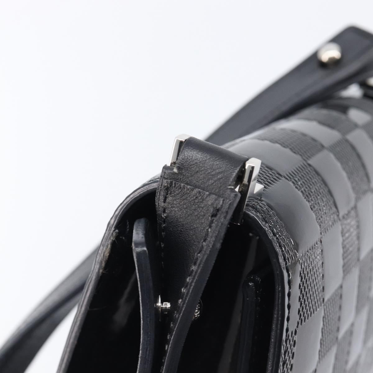 Louis Vuitton Cabaret Club Damier Vernis, Black, Patent Leather, Handbag
