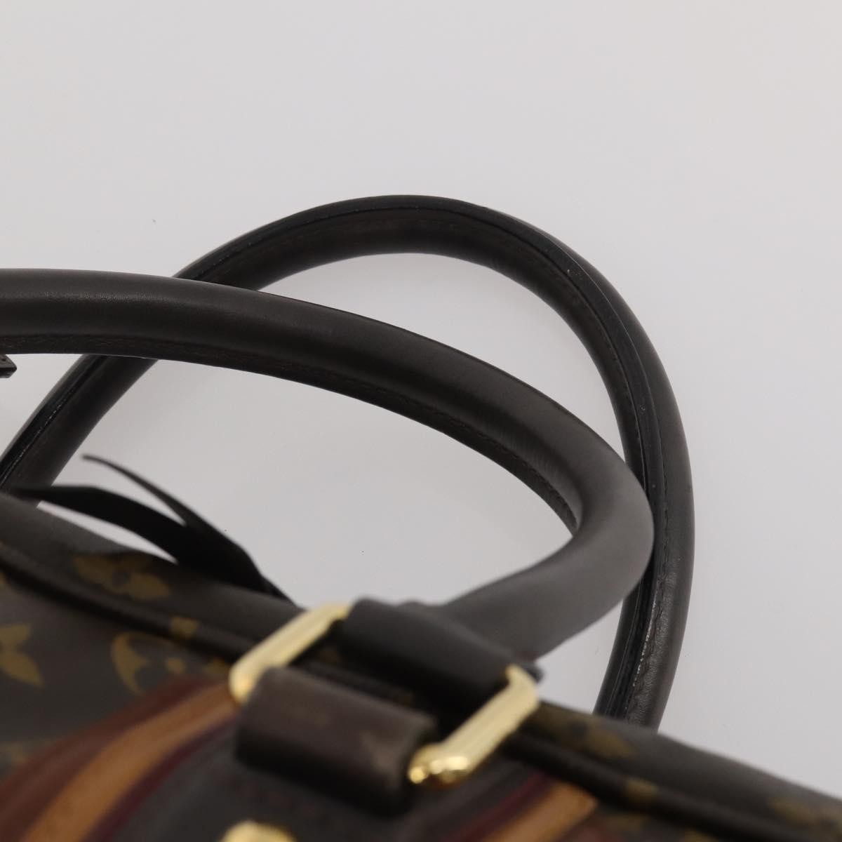 Louis Vuitton Bequia Porte Document Geant Monogram Canvas with Leather, Brown, Canvas, Briefcase