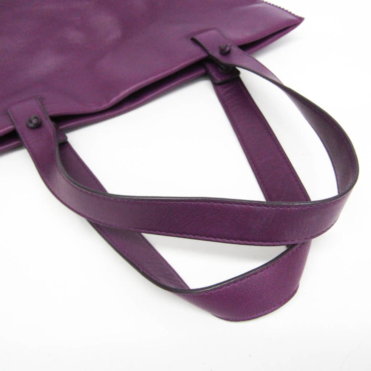Loewe Anagram Leather, Purple, Leather, Tote Bag