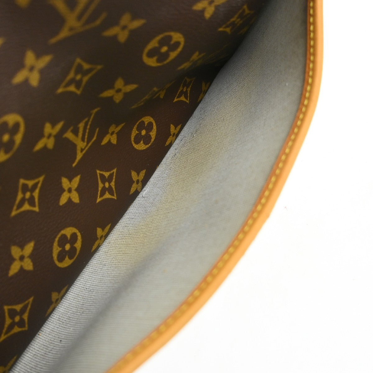 Louis Vuitton Deauville Monogram Canvas, Brown, Canvas, Handbag