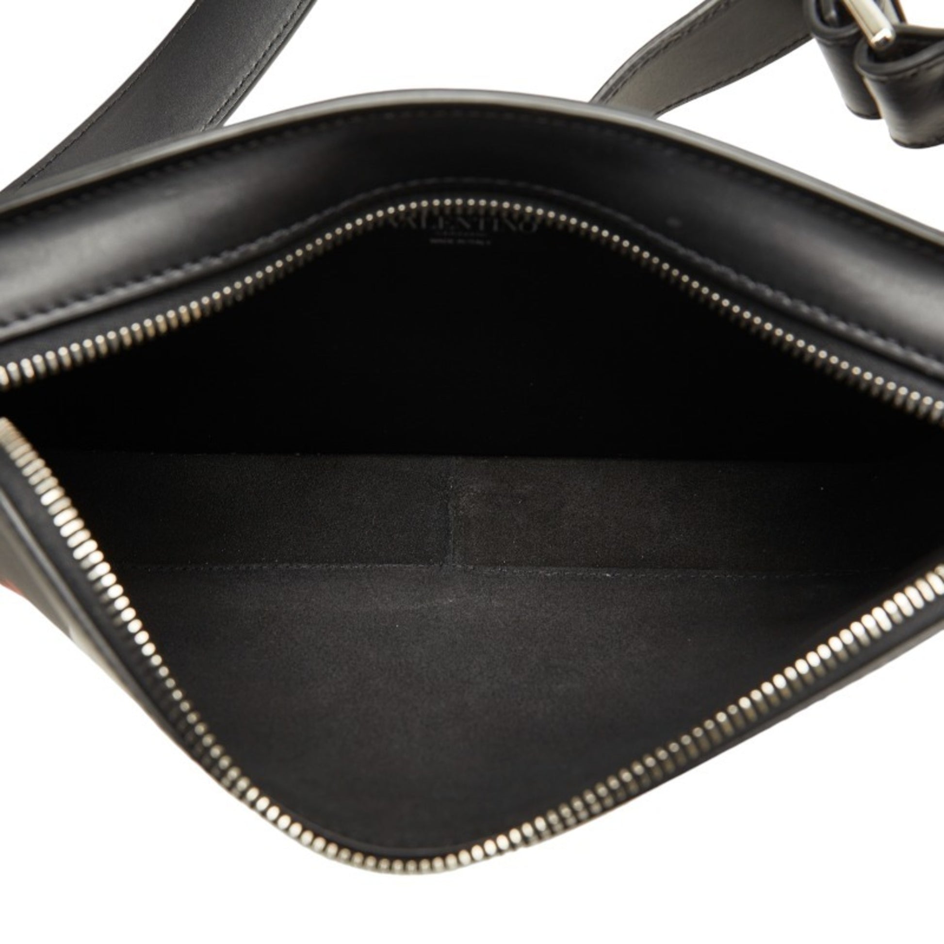 Valentino Garavani VLTN, Black, Leather, shoulder