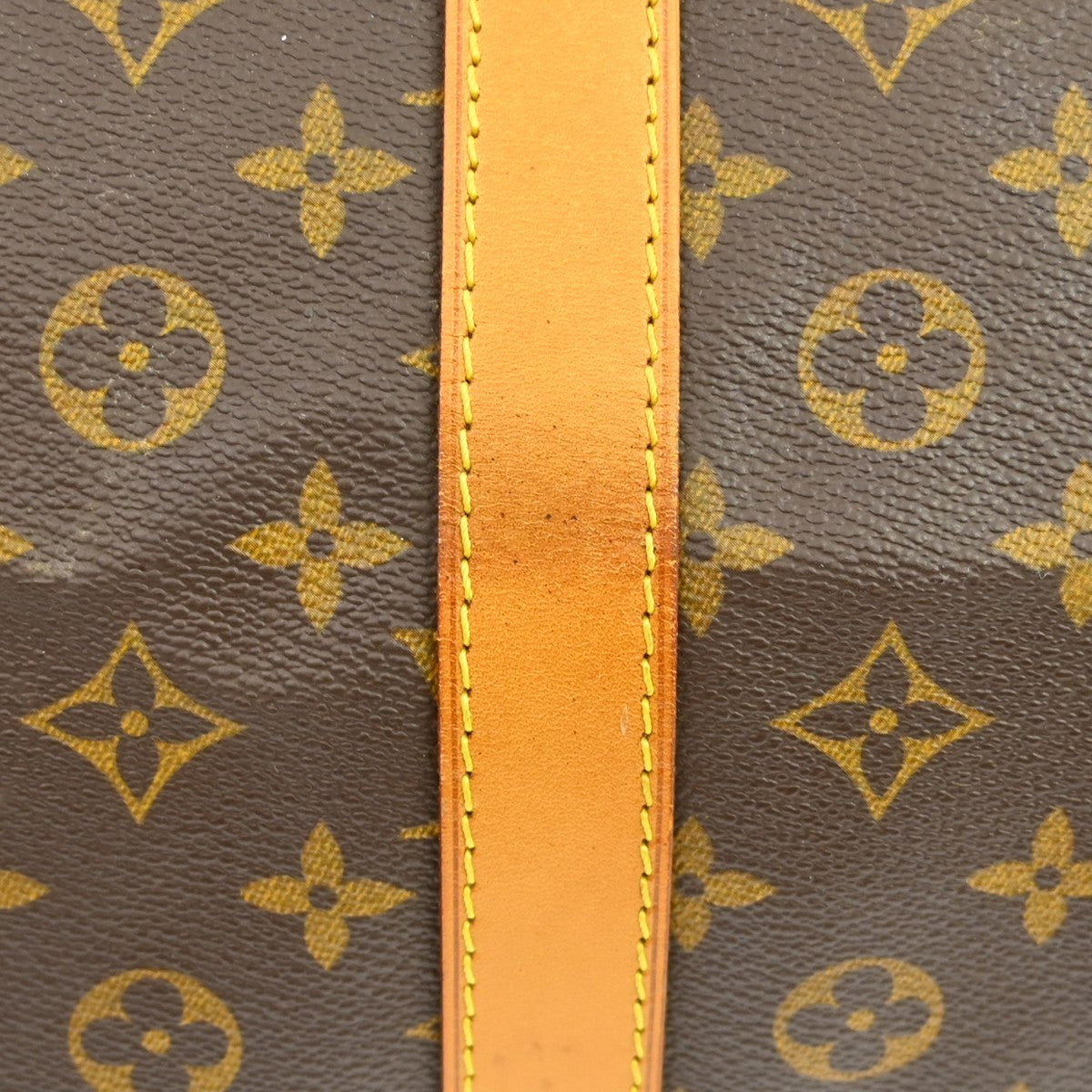Louis Vuitton Keepall Bandoulière Monogram, Brown, Canvas, Travel Bag
