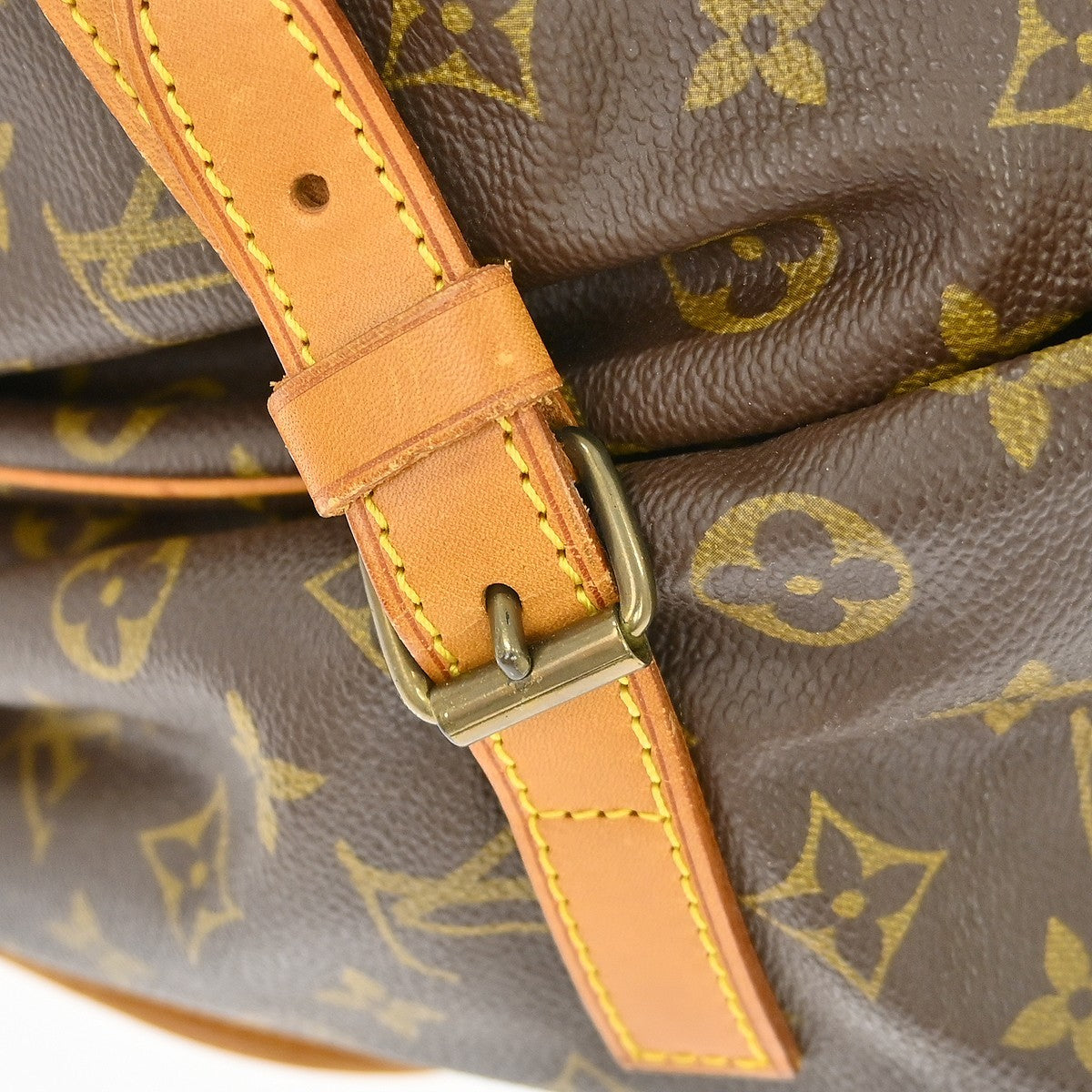 Louis Vuitton Saumur Monogram Canvas, Brown, Canvas, Shoulder Bag