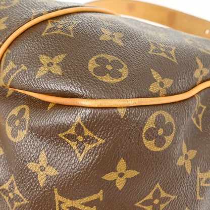 Louis Vuitton Galliera Monogram Canvas, Brown, Canvas, Handbag