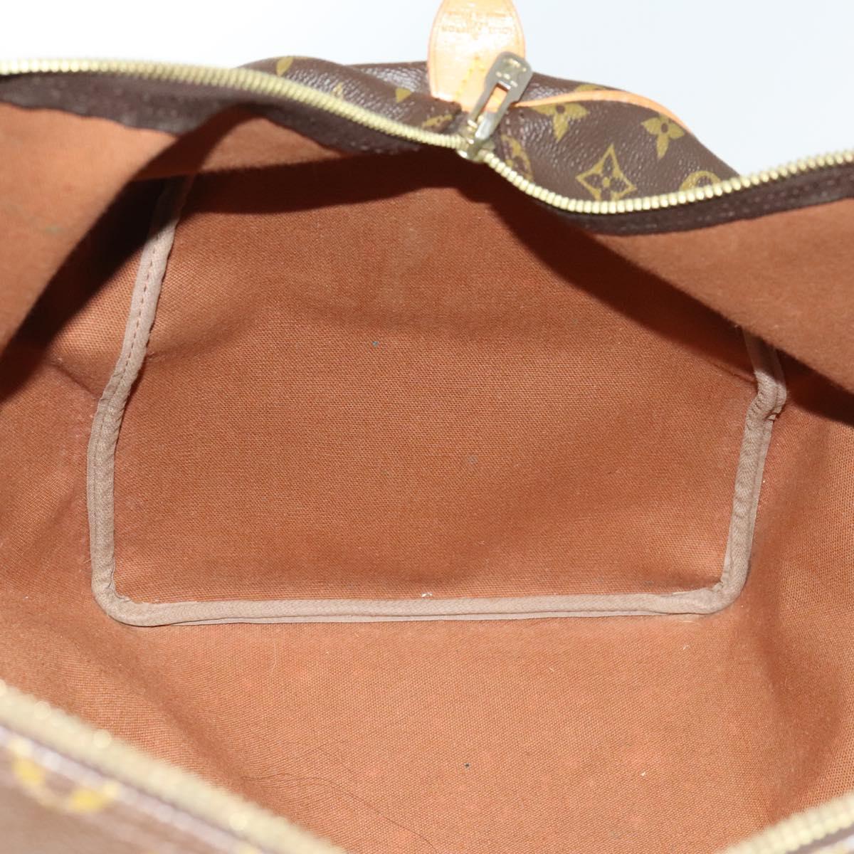 Louis Vuitton Keepall Bag Monogram Canvas, BROWN, CANVAS, Travel bag