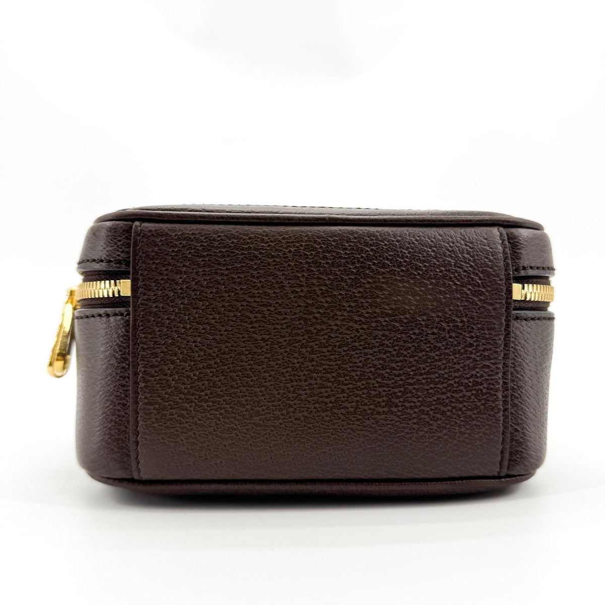 Gucci Ophidia Zip Around Top Handle GG Coated Canvas with Leather, Brown, Canvas, Handbag