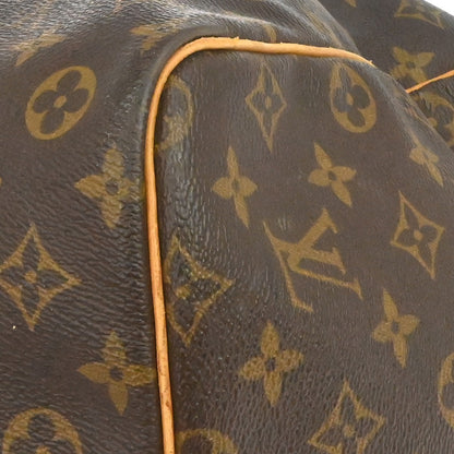 Louis Vuitton Keepall Monogram, Brown, Canvas, Travel Bag