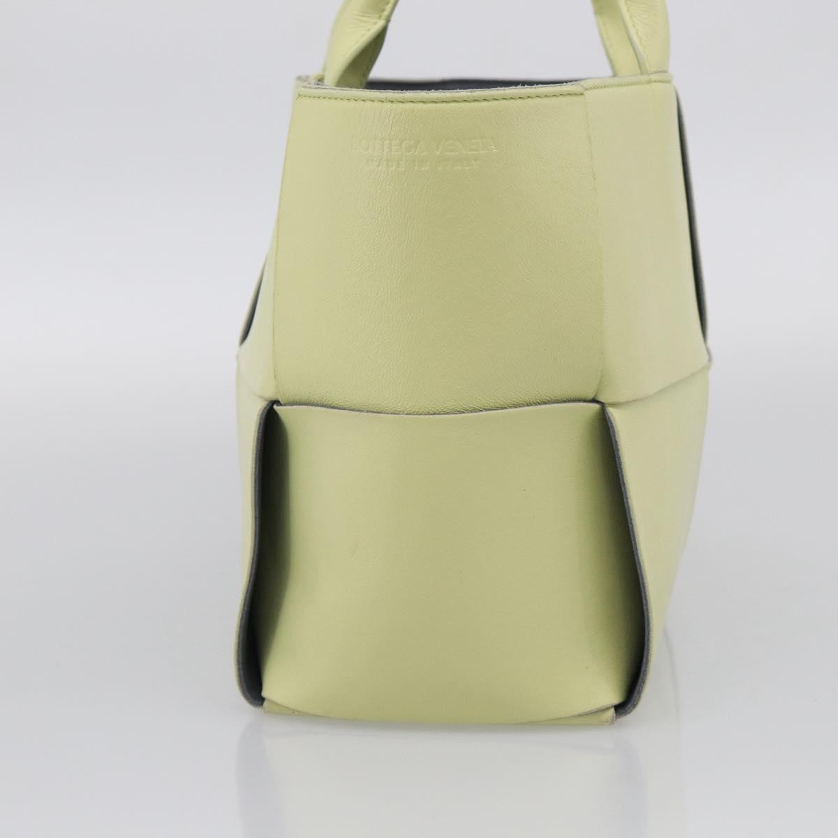 Bottega Veneta Arco Maxi Intrecciato Leather, Yellow, Leather, Tote Bag