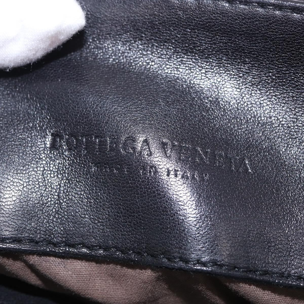 Bottega Veneta Envelope Intrecciato Nappa, Black, Leather, Briefcase