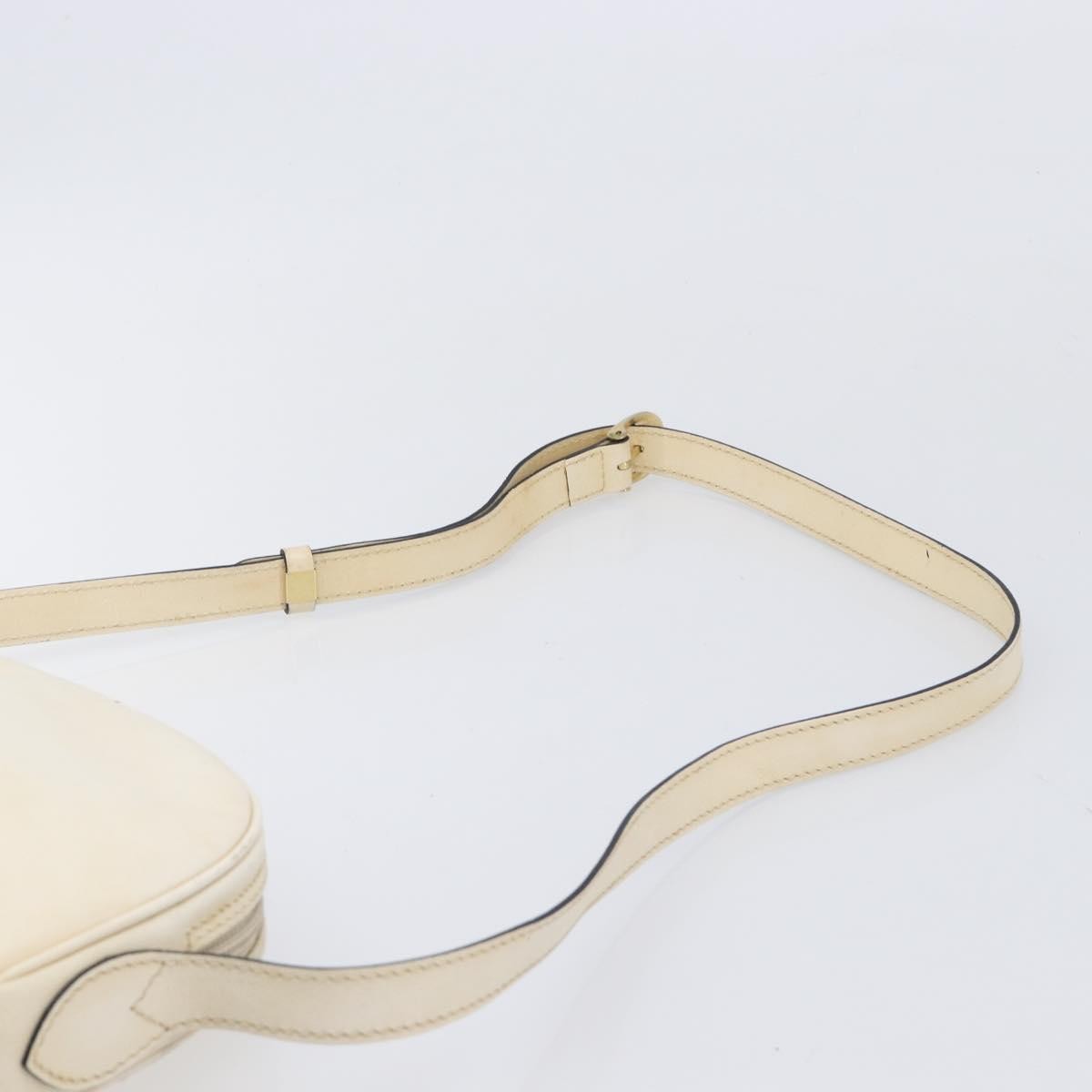 Saint Laurent Vintage Shoulder bag Leather, Beige, Leather, Shoulder Bag