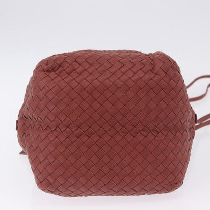 Bottega Veneta Zip Cube Messenger Intrecciato Nappa, Brown, Leather, Shoulder Bag