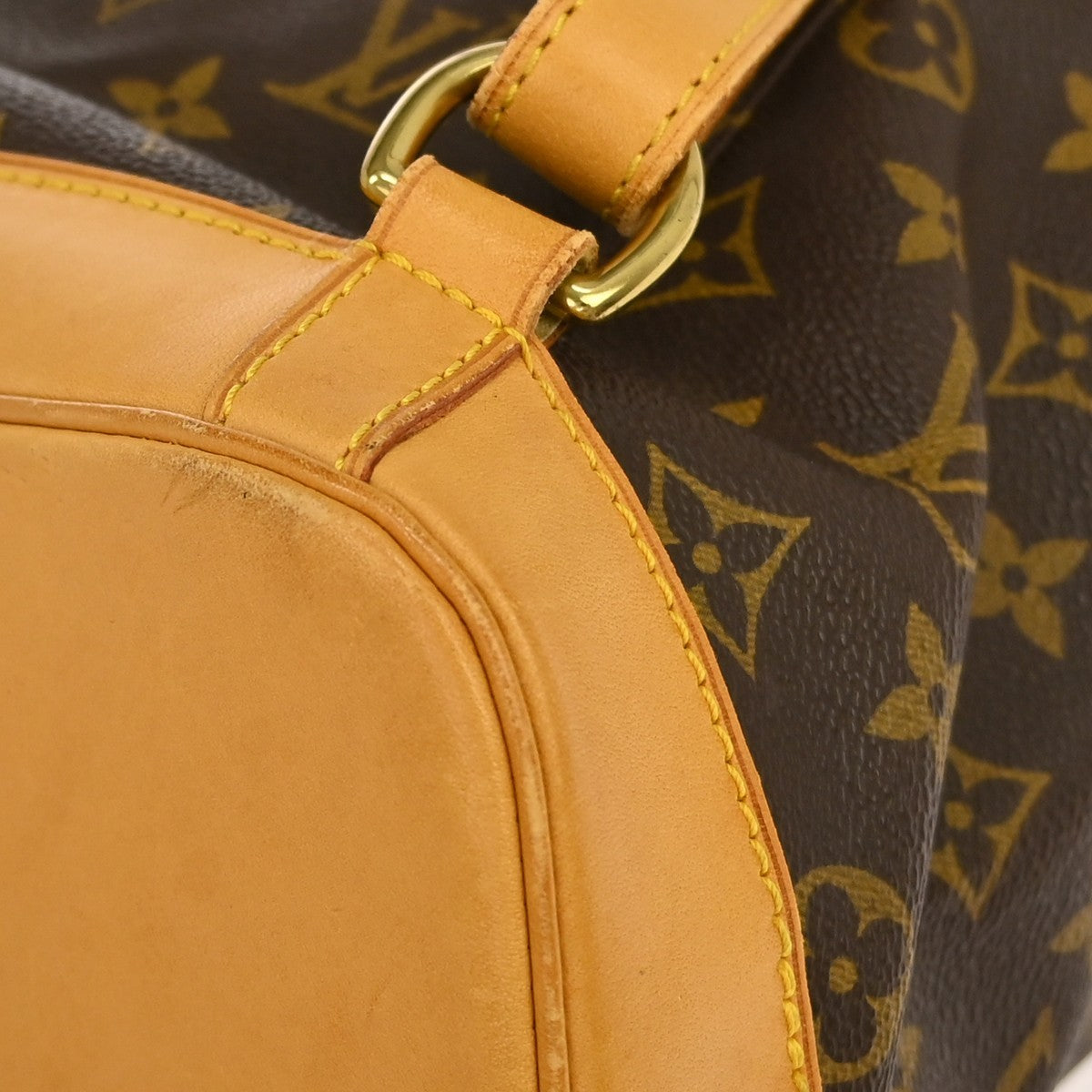 Louis Vuitton Montsouris Monogram Canvas, Brown, Canvas, Backpack