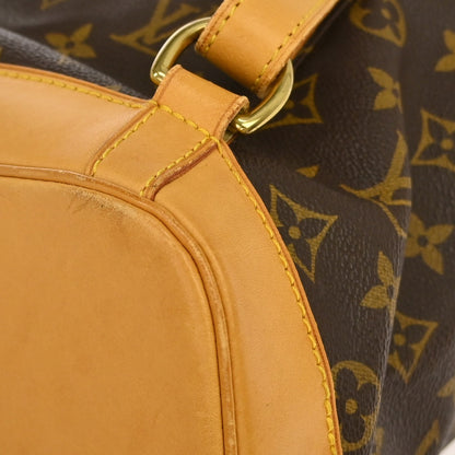 Louis Vuitton Montsouris Monogram Canvas, Brown, Canvas, Backpack