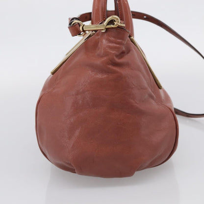 Chloe Ethel Leather, Pink, Leather, Handbag