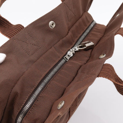 Hermes Fourre-tout Herline Fourre-tout Herline, Brown, Canvas, Tote Bag