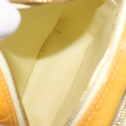 Louis Vuitton Wooster Monogram Vernis, Yellow, Patent Leather, Handbag