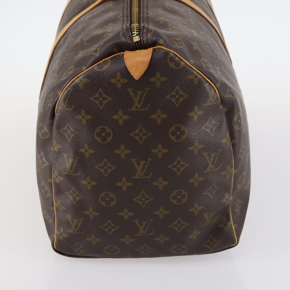 Louis Vuitton Keepall Bag Monogram Canvas, BROWN, CANVAS, Travel bag