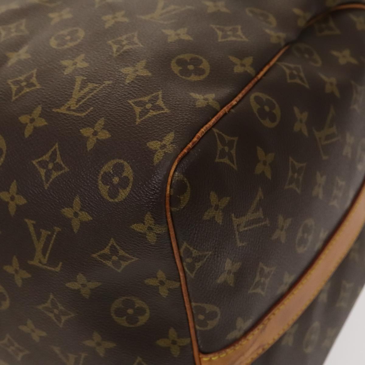 Louis Vuitton Keepall Bag Monogram Canvas, BROWN, CANVAS, Travel bag