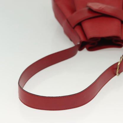Louis Vuitton Vintage Sac d'Epaule Handbag Epi, Red, Leather, Shoulder Bag