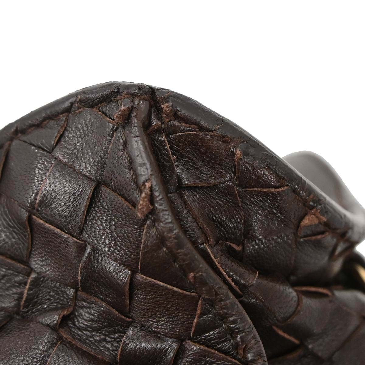 Bottega Veneta Top Flap Hobo Intrecciato Nappa, Brown, Leather, Handbag