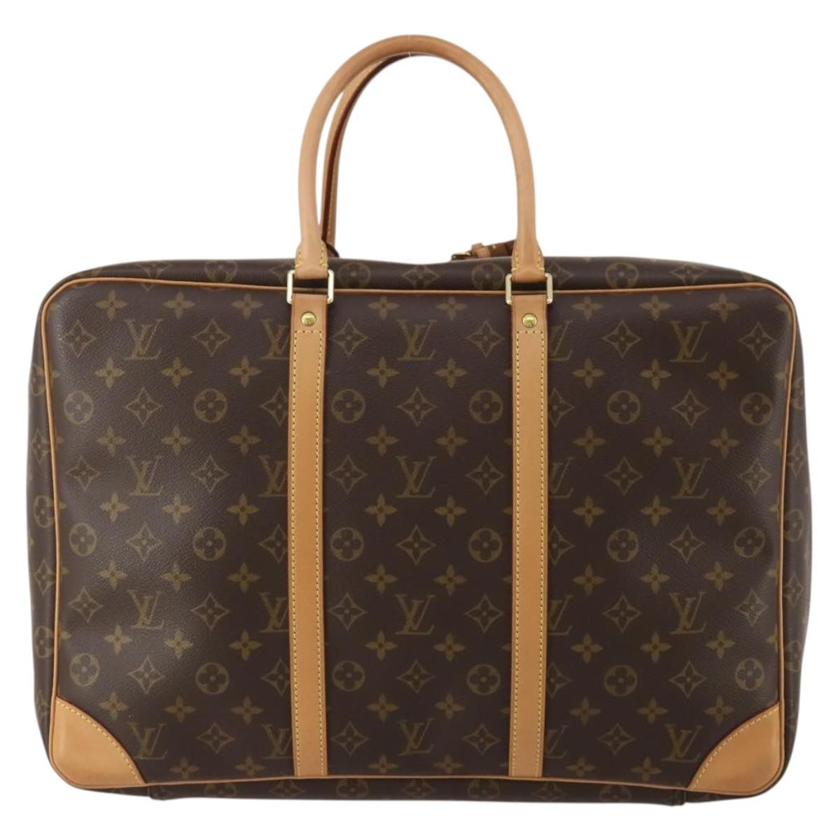 Louis Vuitton Sirius Monogram, Brown, Canvas, Travel Bag