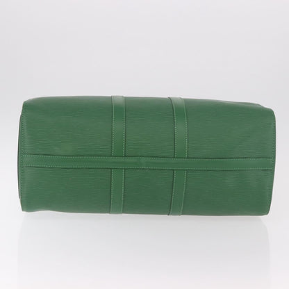 Louis Vuitton Keepall Epi Leather, Green, Leather, Travel Bag
