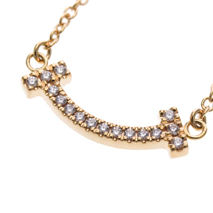 Tiffany & Co. T Smile Pendant 18K Rose Gold, Pink, Pink Gold, Necklace