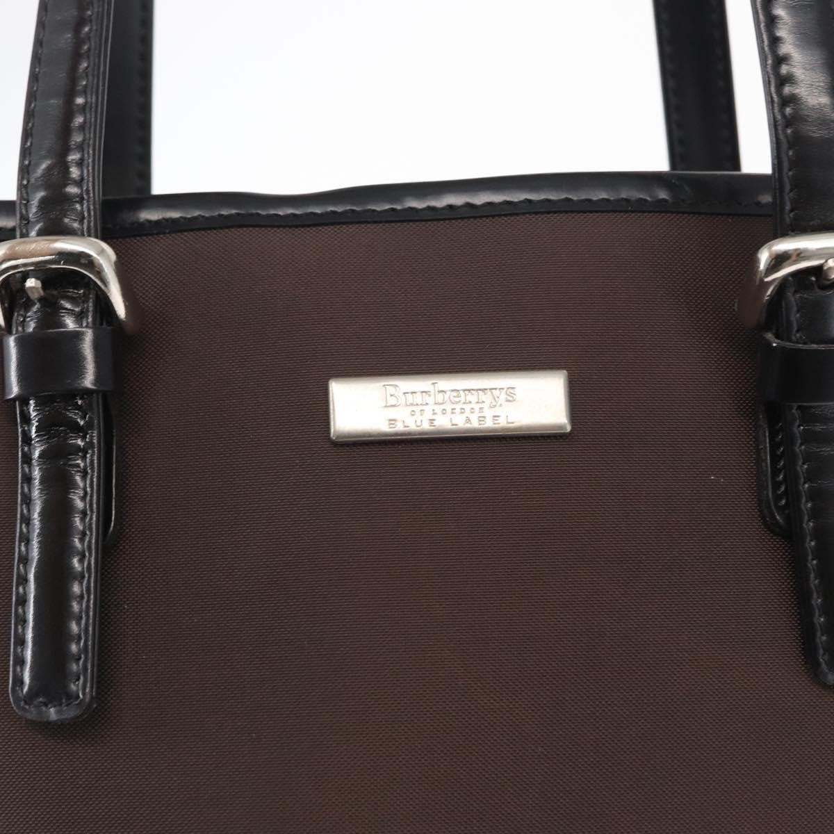 Burberry Blue Label Nylon, Brown, Nylon, Tote Bag