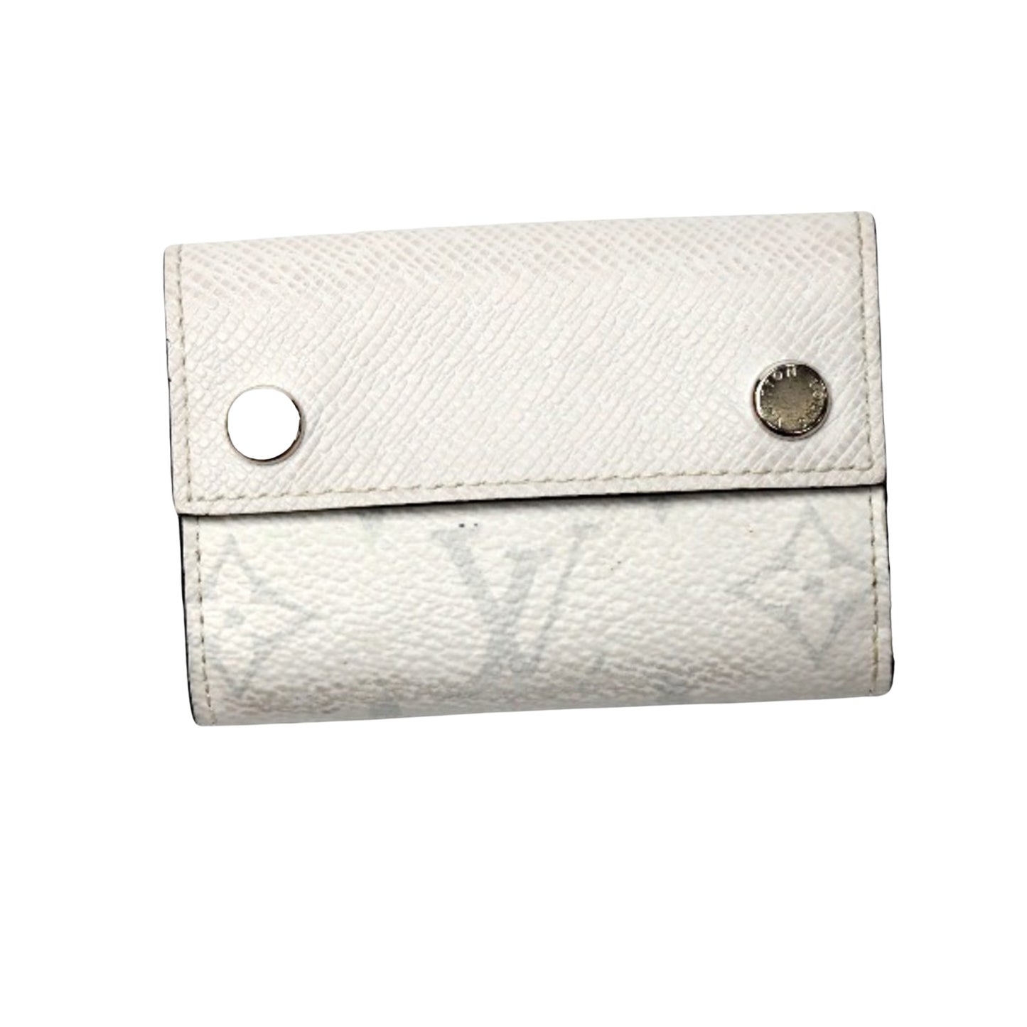 Louis Vuitton Discovery, White, Leather, wallet