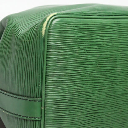 Louis Vuitton Petit Noé, Green, Leather, shoulder