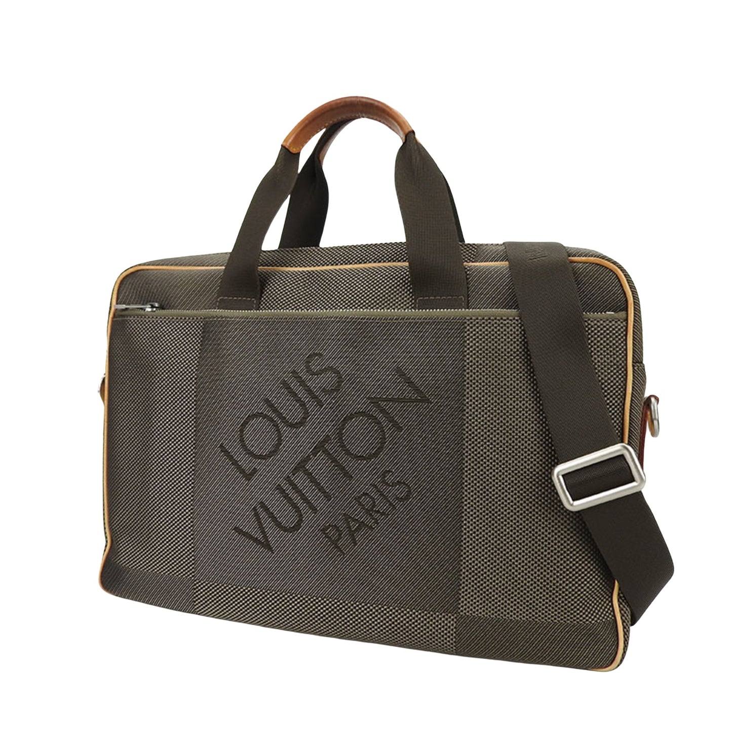 Louis Vuitton Associe, Brown, Canvas, travel